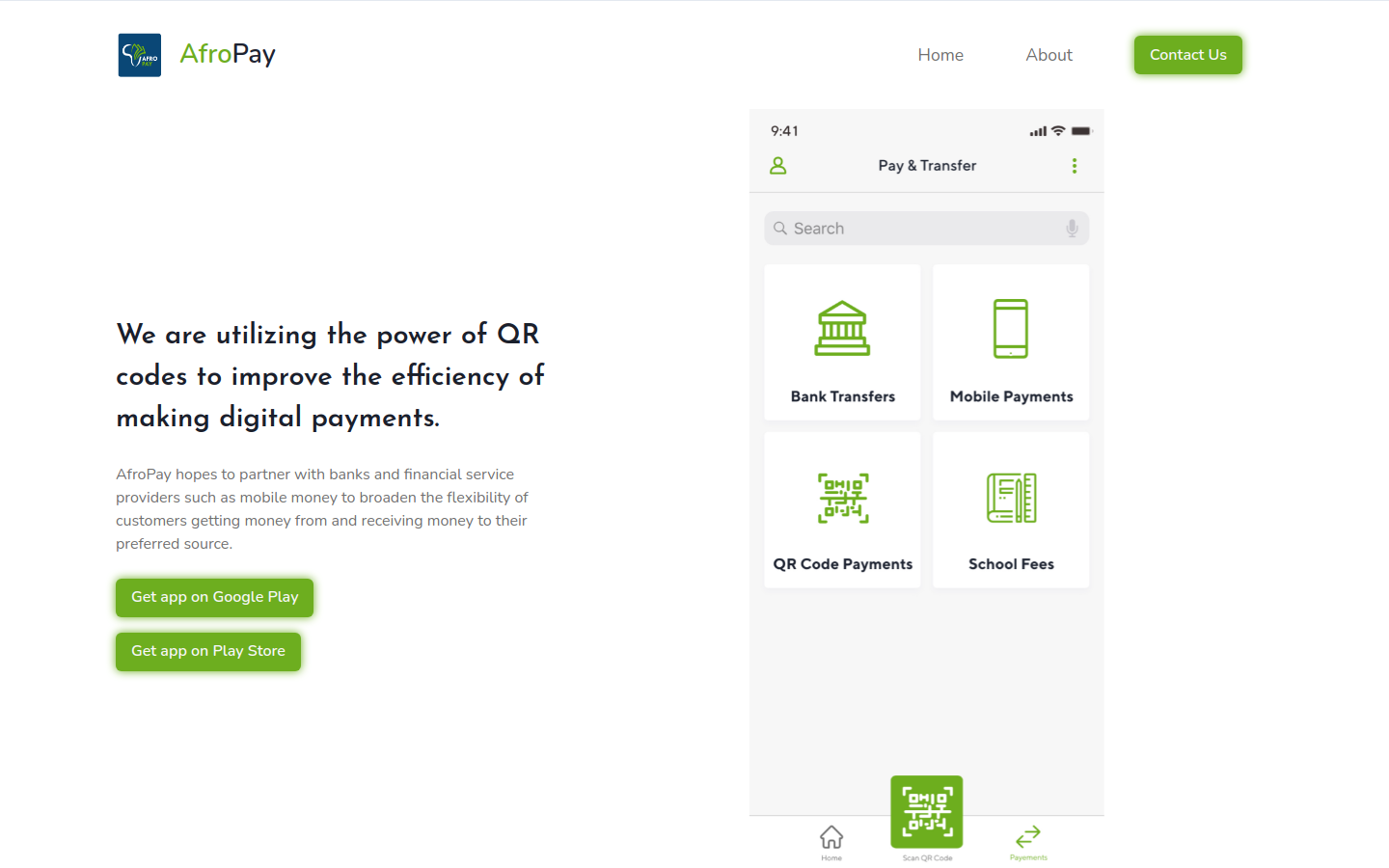 AfroPay — screenshot